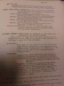 From A History of the New Paltz Normal School.