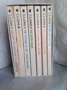 All seven chronicles. Note that the books are numbered in order of publication rather than chronologically as they are often numbered today.