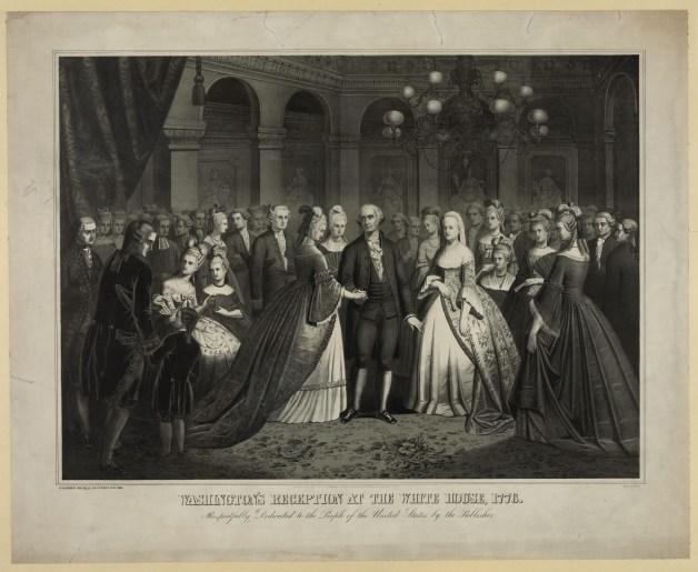 Washington's Reception at the White House, 1776